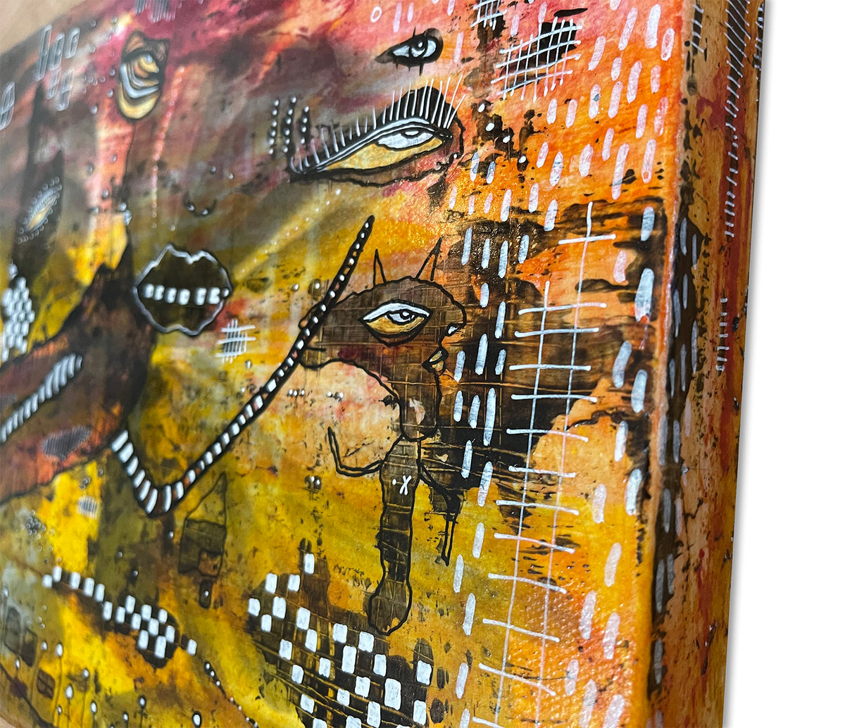 &quot;Night Guardian&quot; Original Fine Art on Canvas