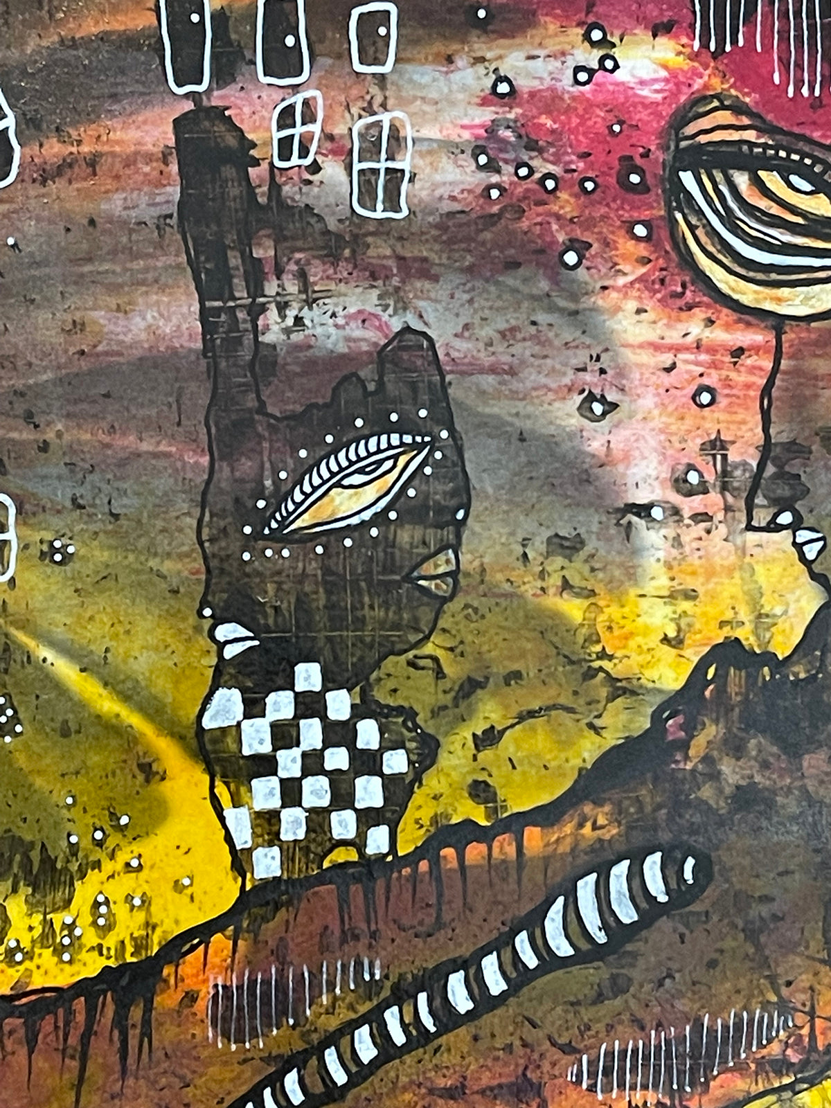 &quot;Night Guardian&quot; Original Fine Art on Canvas