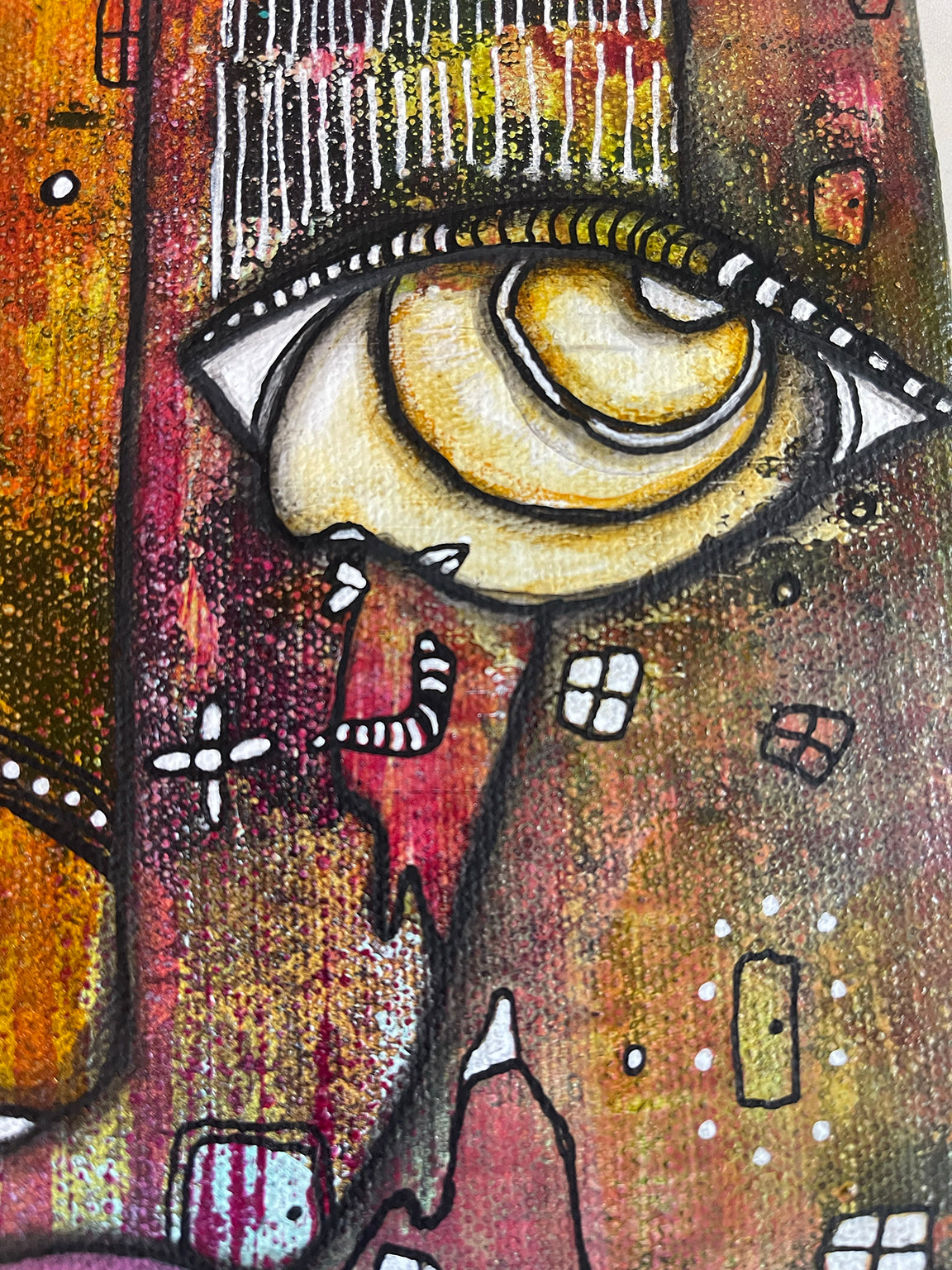 Fine Art on canvas &#39;On my way&#39;