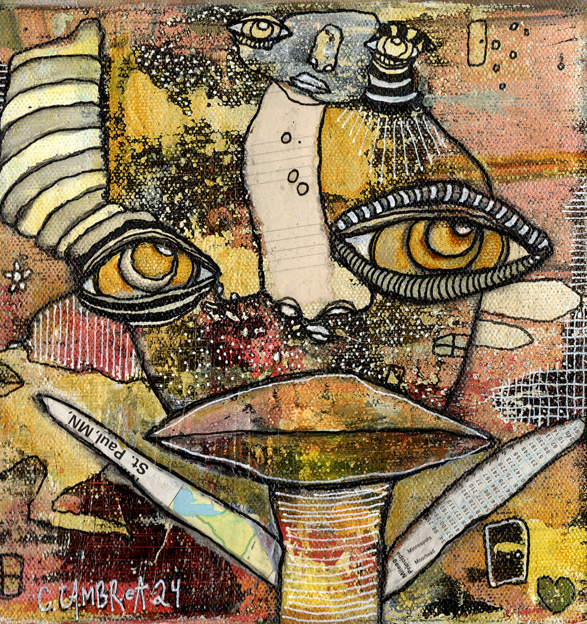 Original Fine Art  on canvas &quot;Take me away&quot;