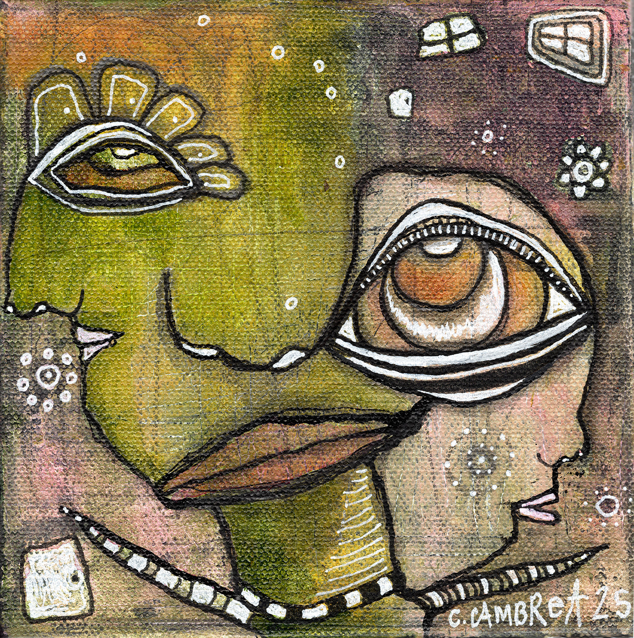 Fine Art on canvas "RISING"