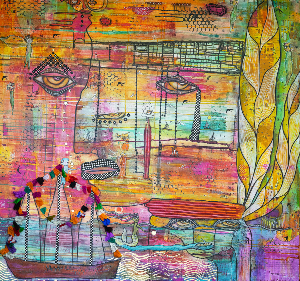 Original Fine Art &#39;Sea Guardian&#39;