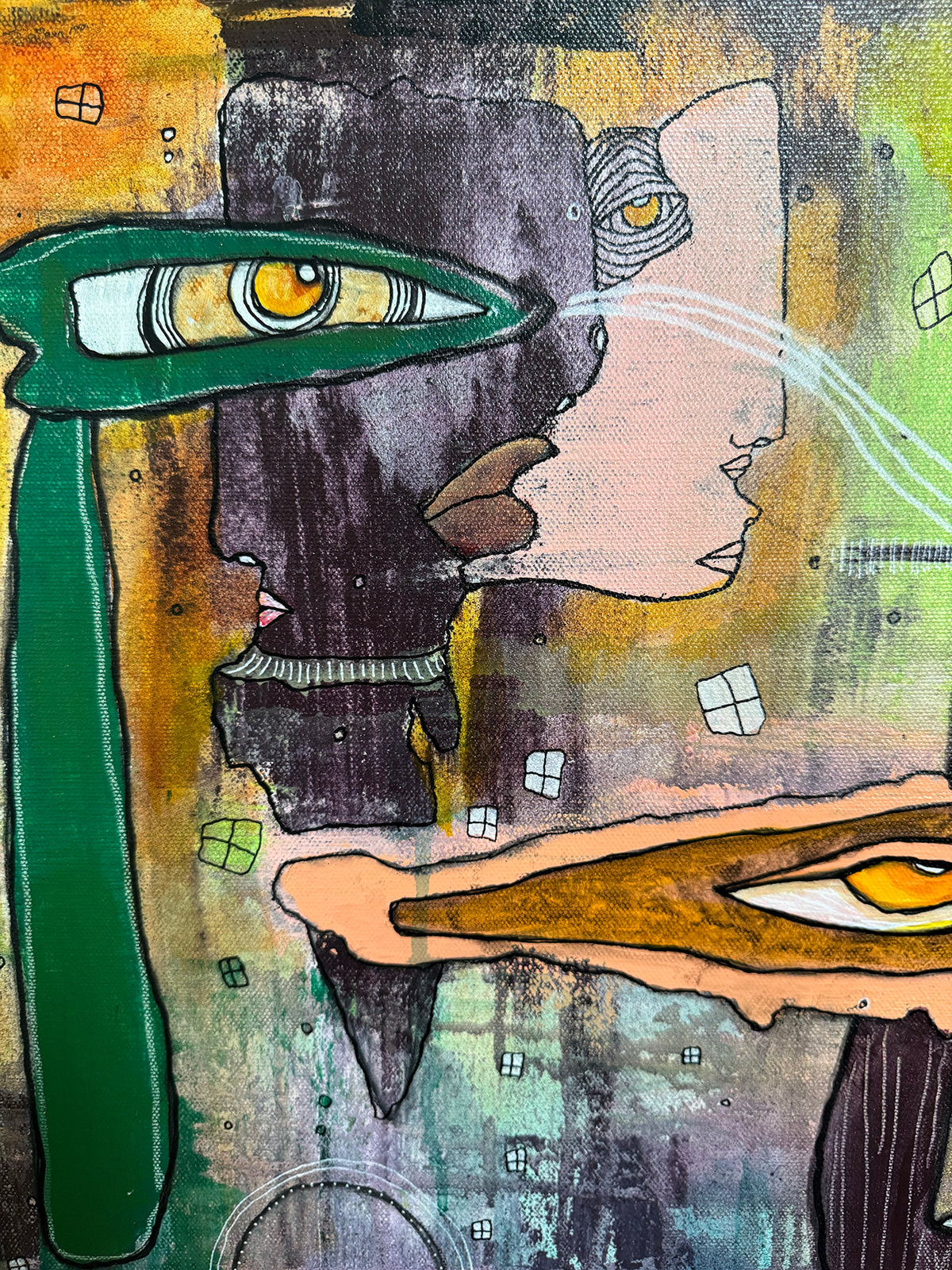 Fine Art on canvas &quot;Shadow and the Light&quot;