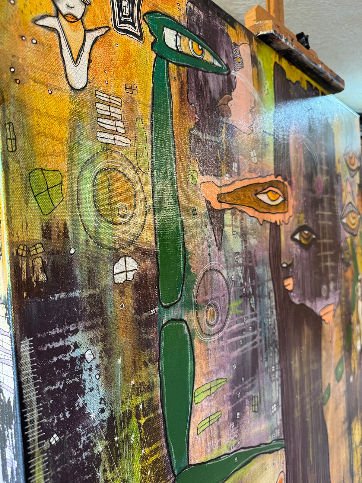 Fine Art on canvas &quot;Shadow and the Light&quot;