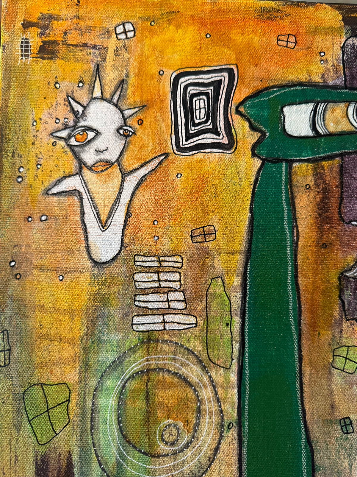 Fine Art on canvas &quot;Shadow and the Light&quot;