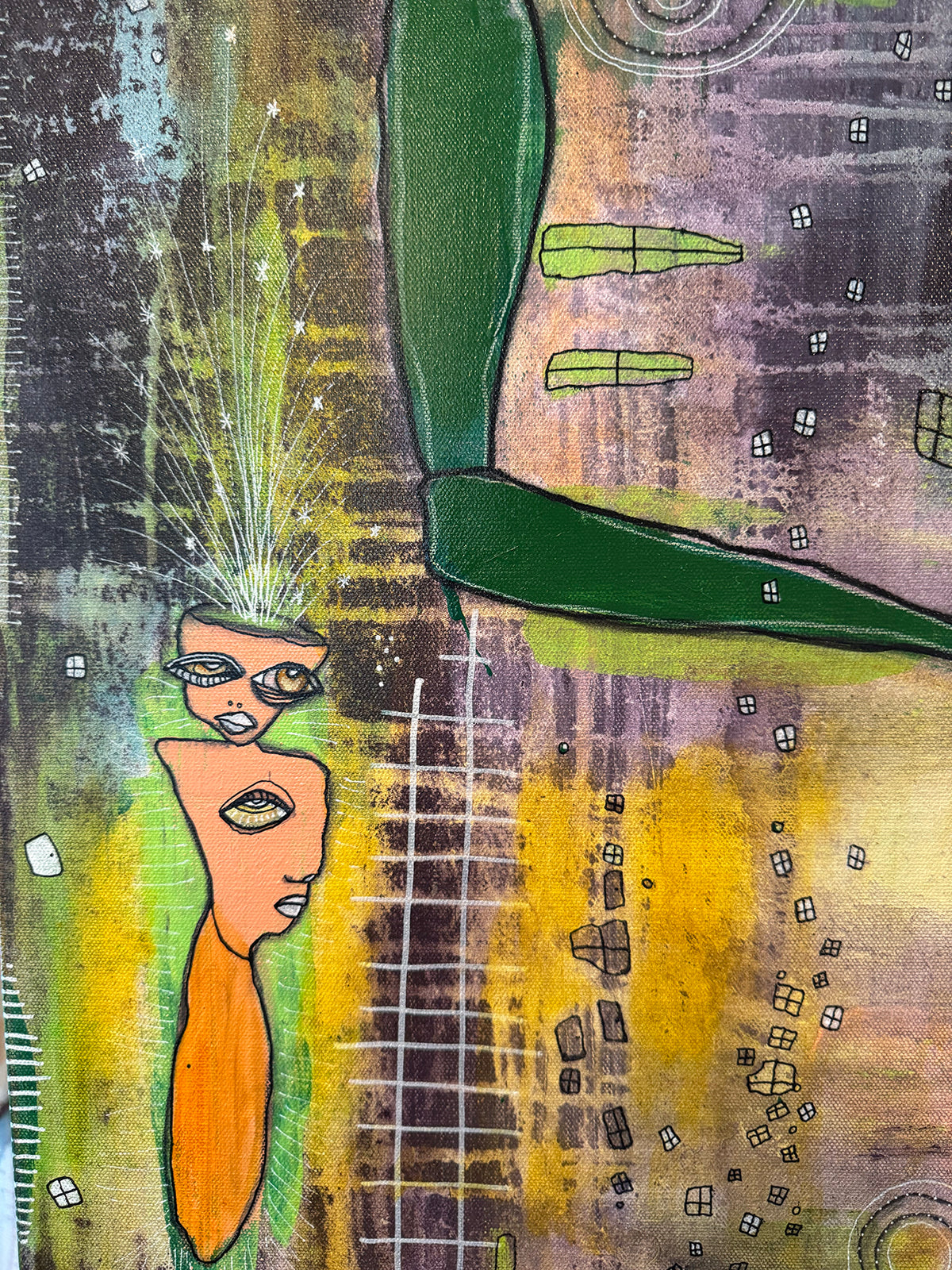 Fine Art on canvas &quot;Shadow and the Light&quot;