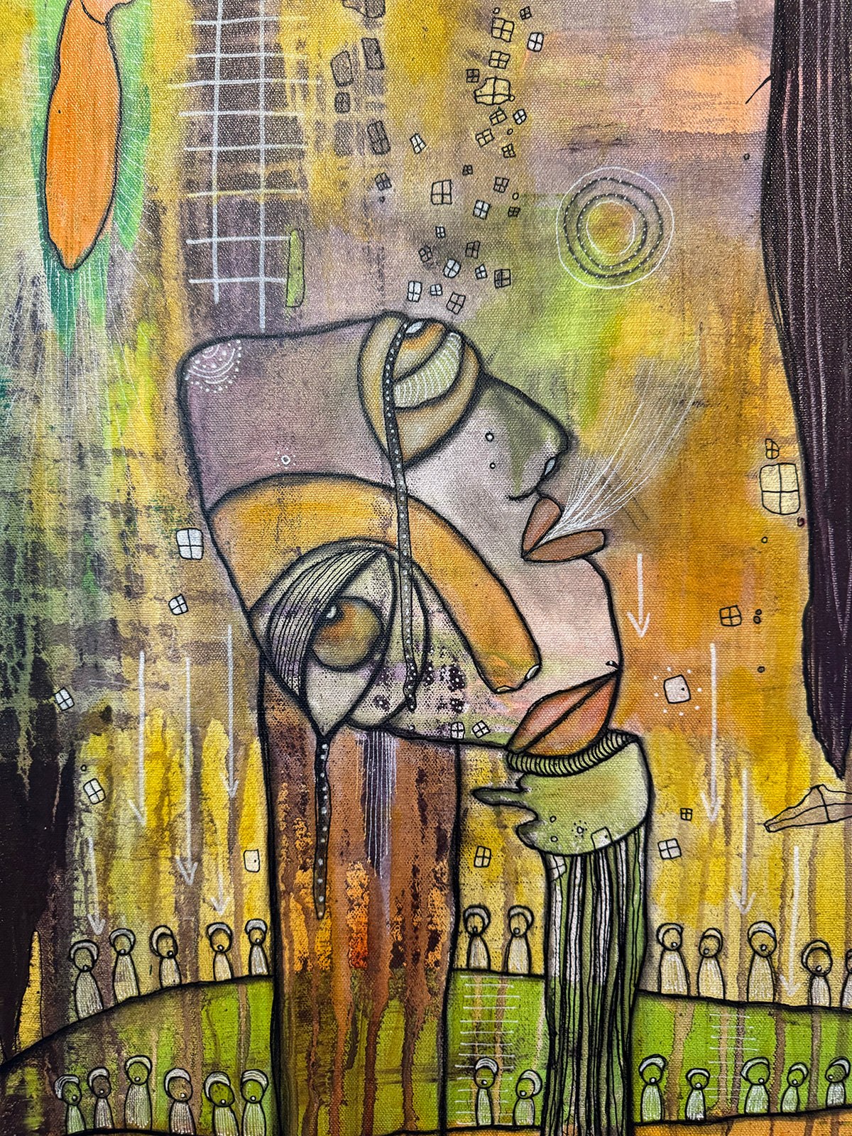 Fine Art on canvas &quot;Shadow and the Light&quot;