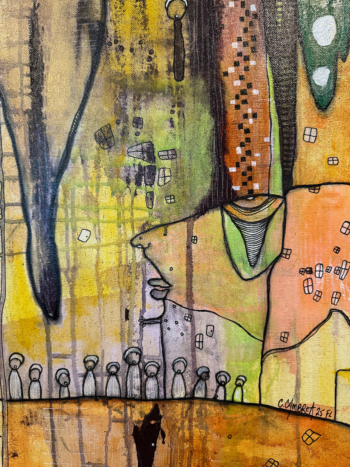 Fine Art on canvas &quot;Shadow and the Light&quot;