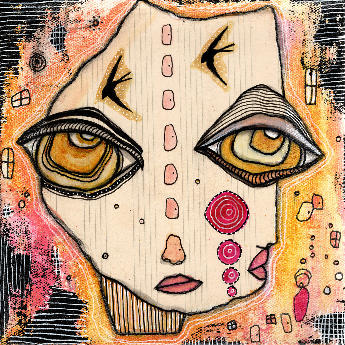 Original Fine Art on canvas &quot;She&#39;s Free&quot;