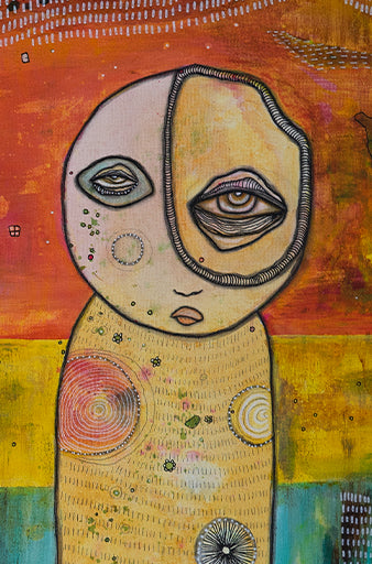 Original Fine Art  on canvas &#39;We Have Arrived&#39;