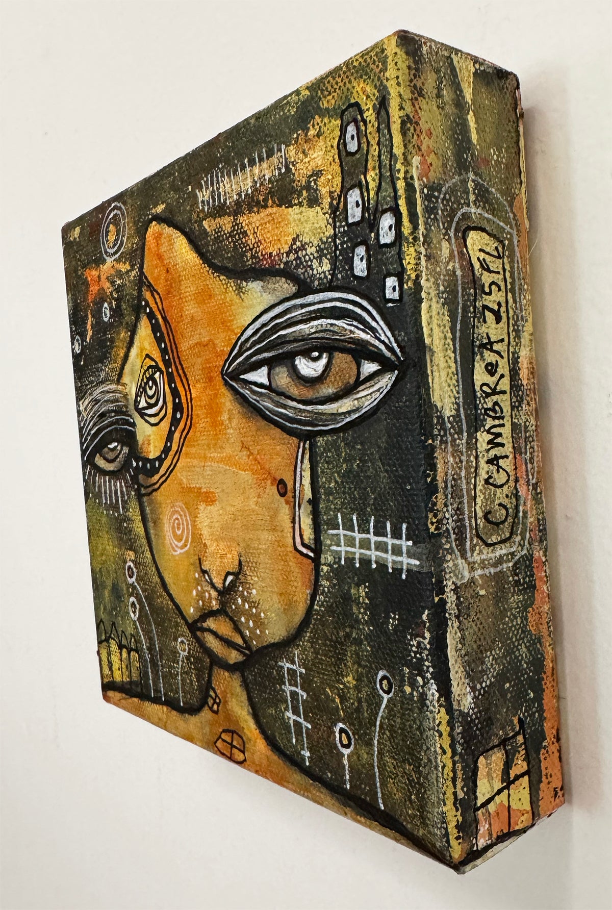 Mini Fine Art on canvas &quot;Soaking it in&quot;