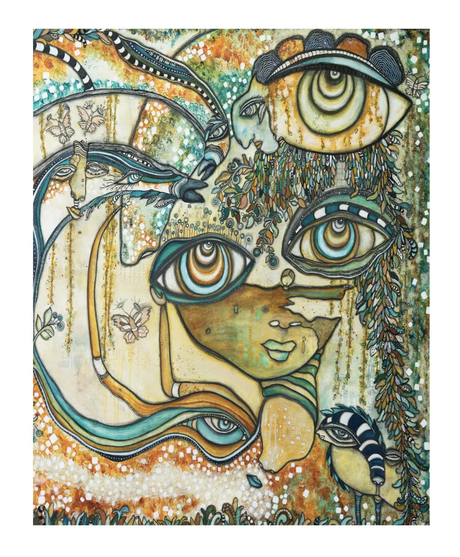 "Love Bird Garden" Fine Art Print