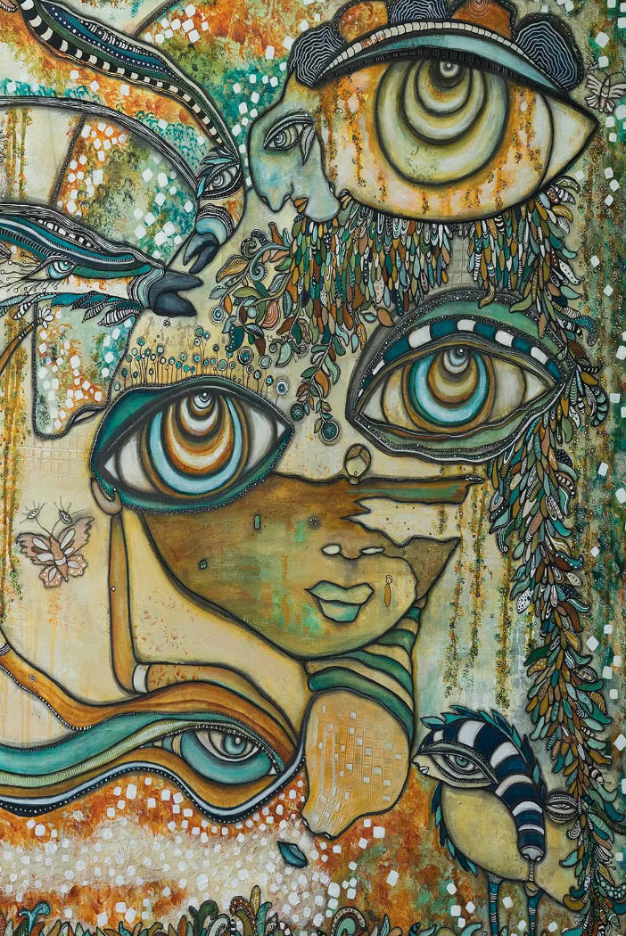 &quot;Love Bird Garden&quot; Fine Art Print