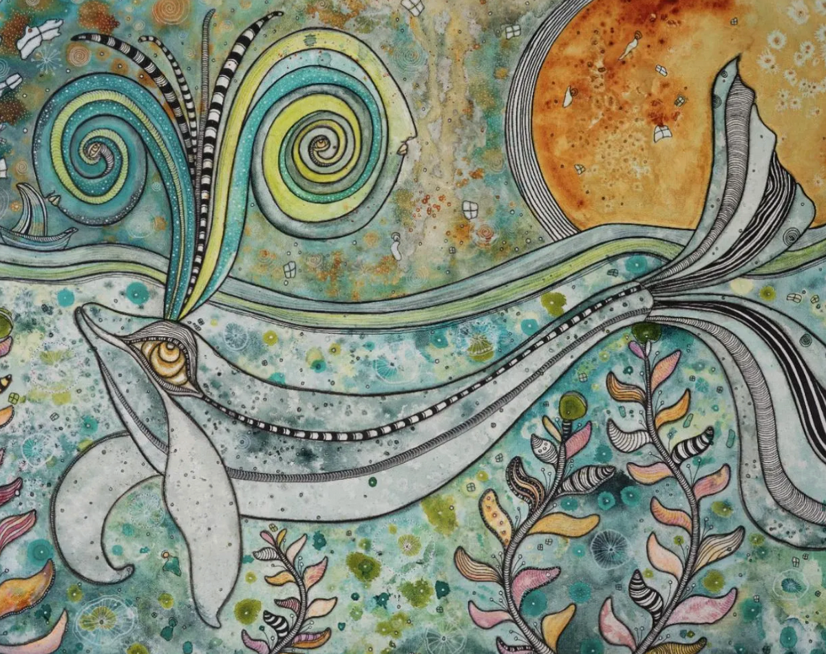 &quot;Whale Power&quot; Fine Art Print on paper