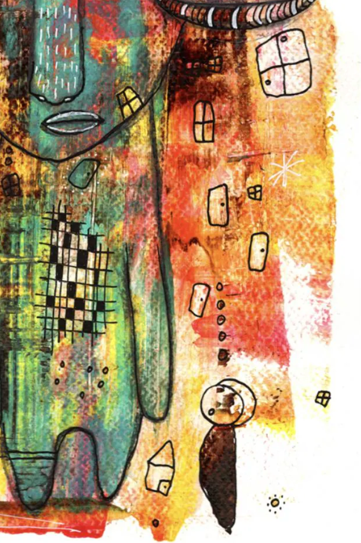 &quot;I&#39;m right here&quot; Fine Art Print on paper