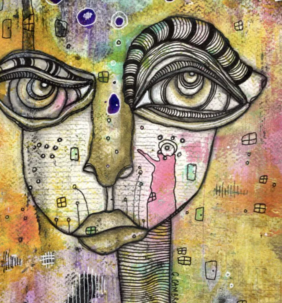 &quot;Purple Moon&quot; Fine Art Print on paper