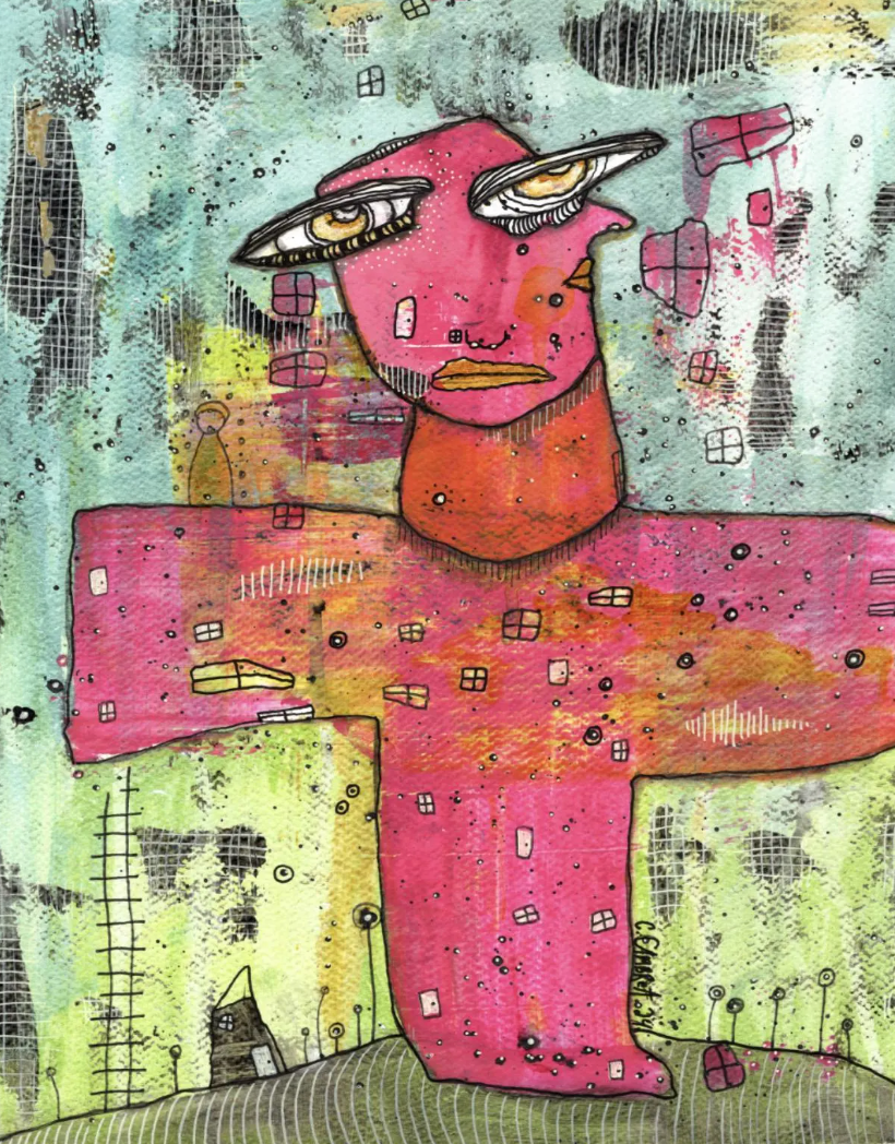 &quot;Pinky&quot; Fine Art Print on paper
