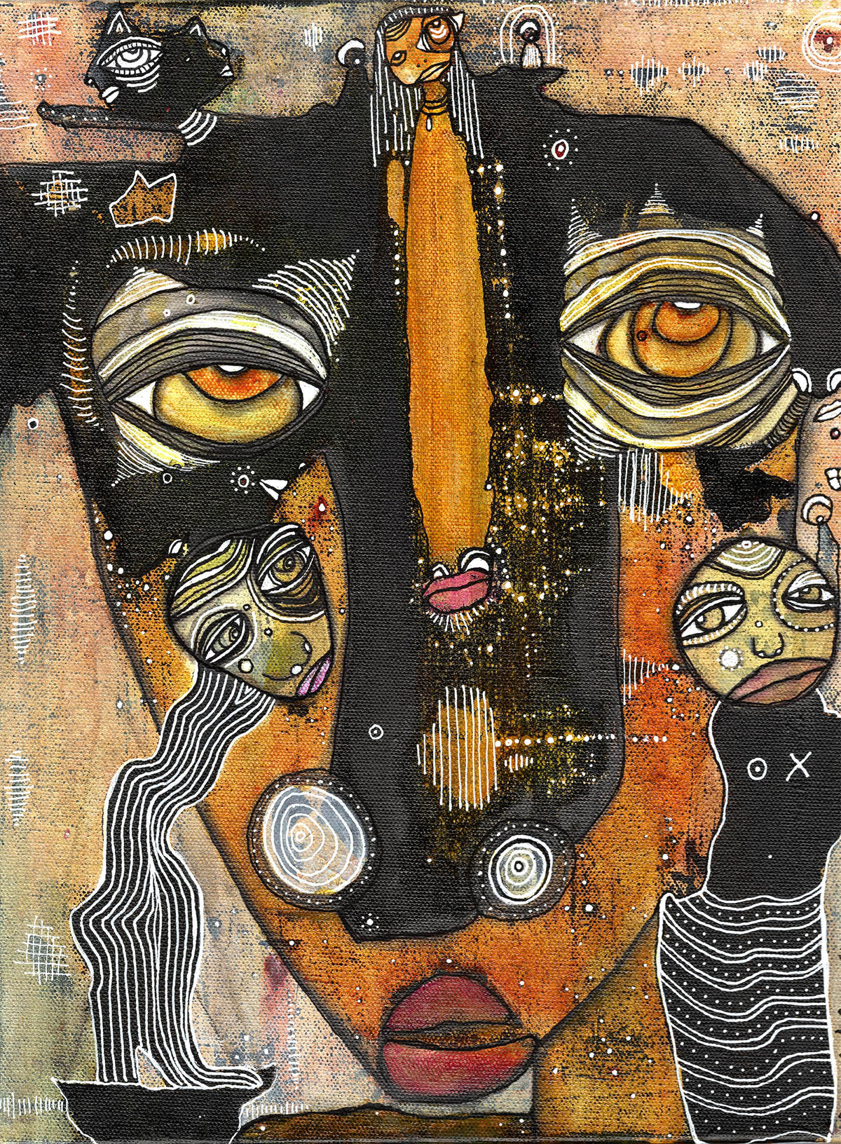 Fine Art on canvas &#39;The Waiting&#39;