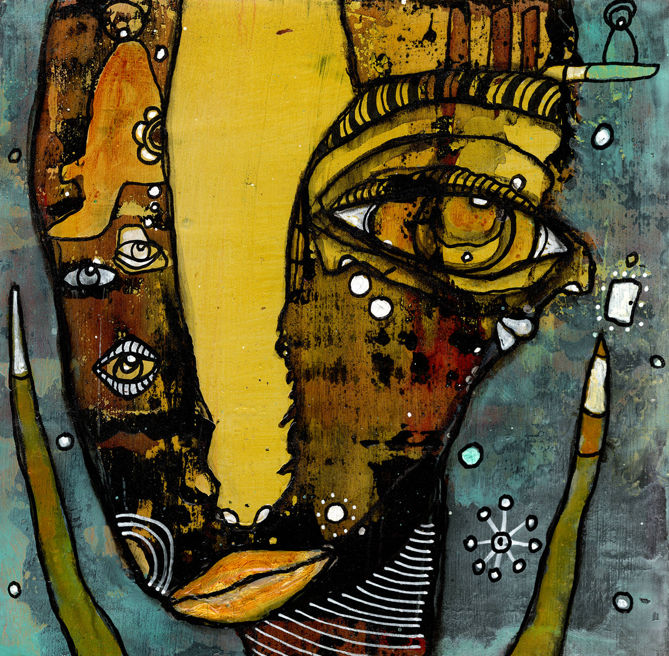 Original Fine Art  on canvas "The Joy"