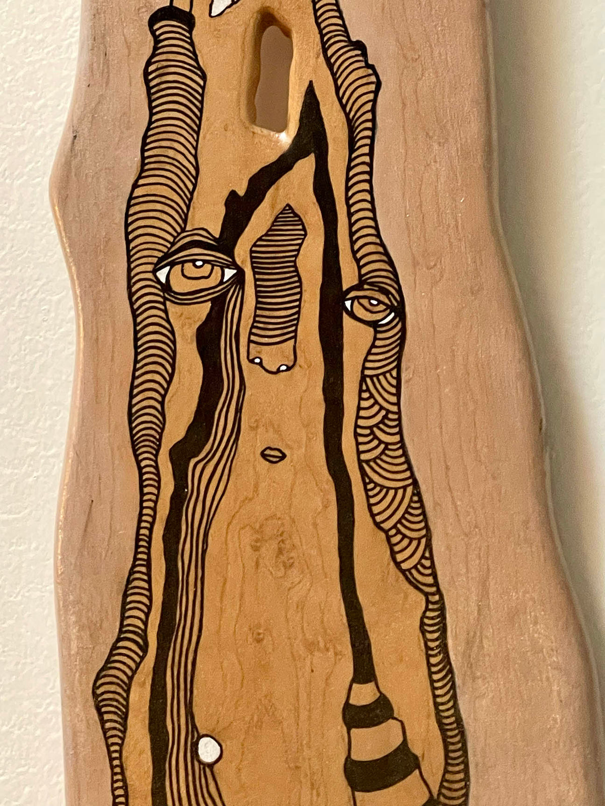 &quot;Totem&quot; Original Mixed Media art on Wood