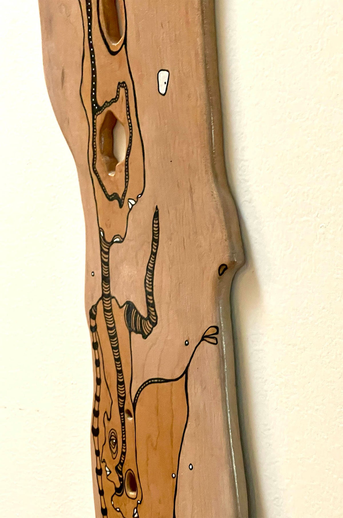 &quot;Totem&quot; Original Mixed Media art on Wood