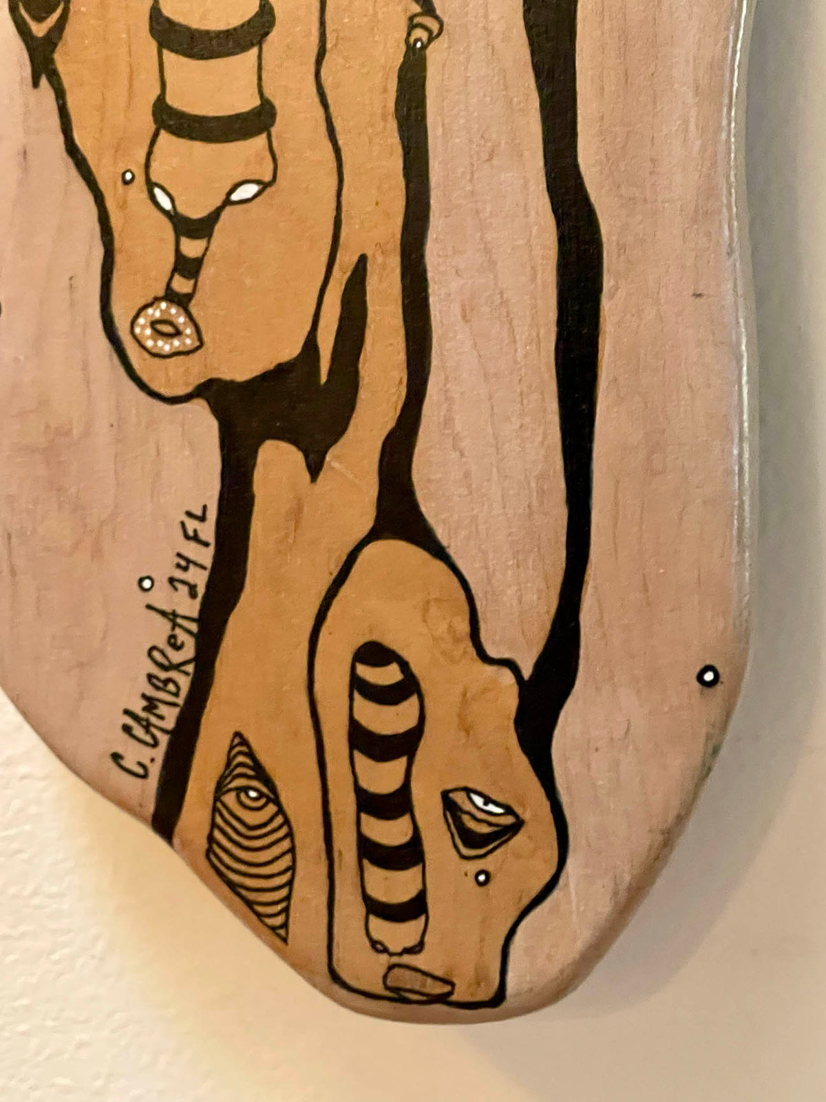 &quot;Totem&quot; Original Mixed Media art on Wood