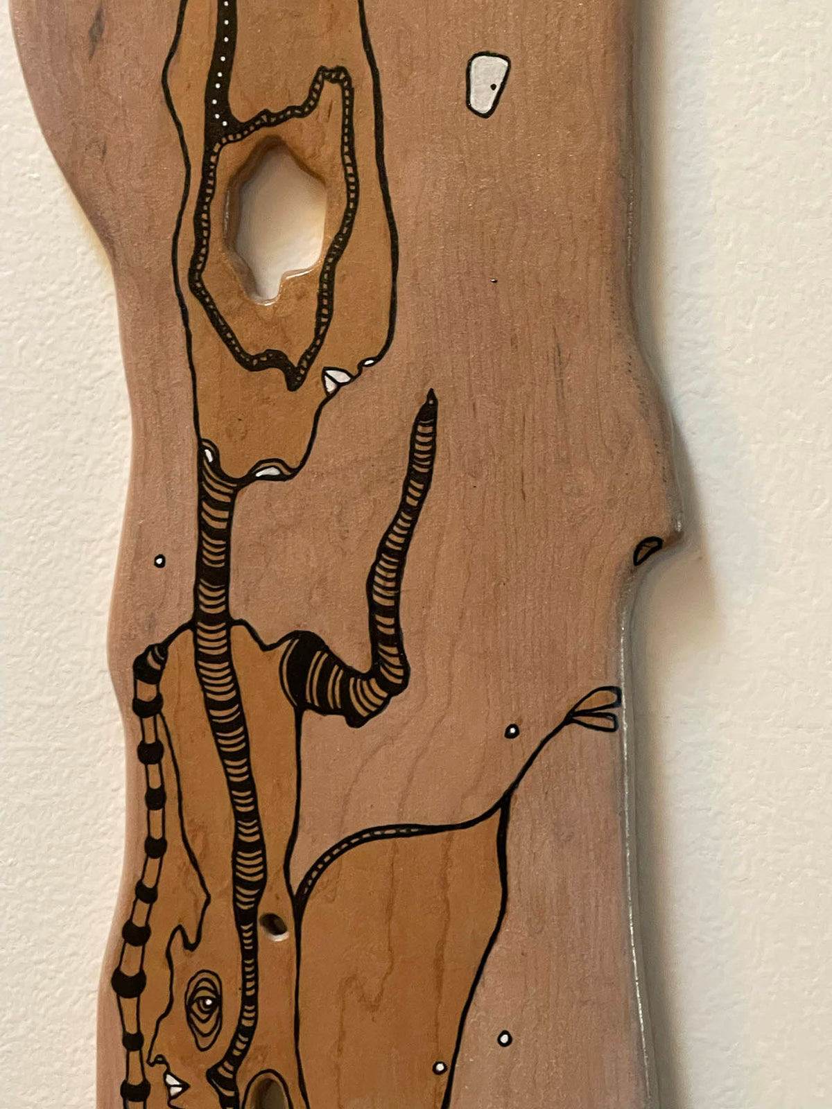 &quot;Totem&quot; Original Mixed Media art on Wood