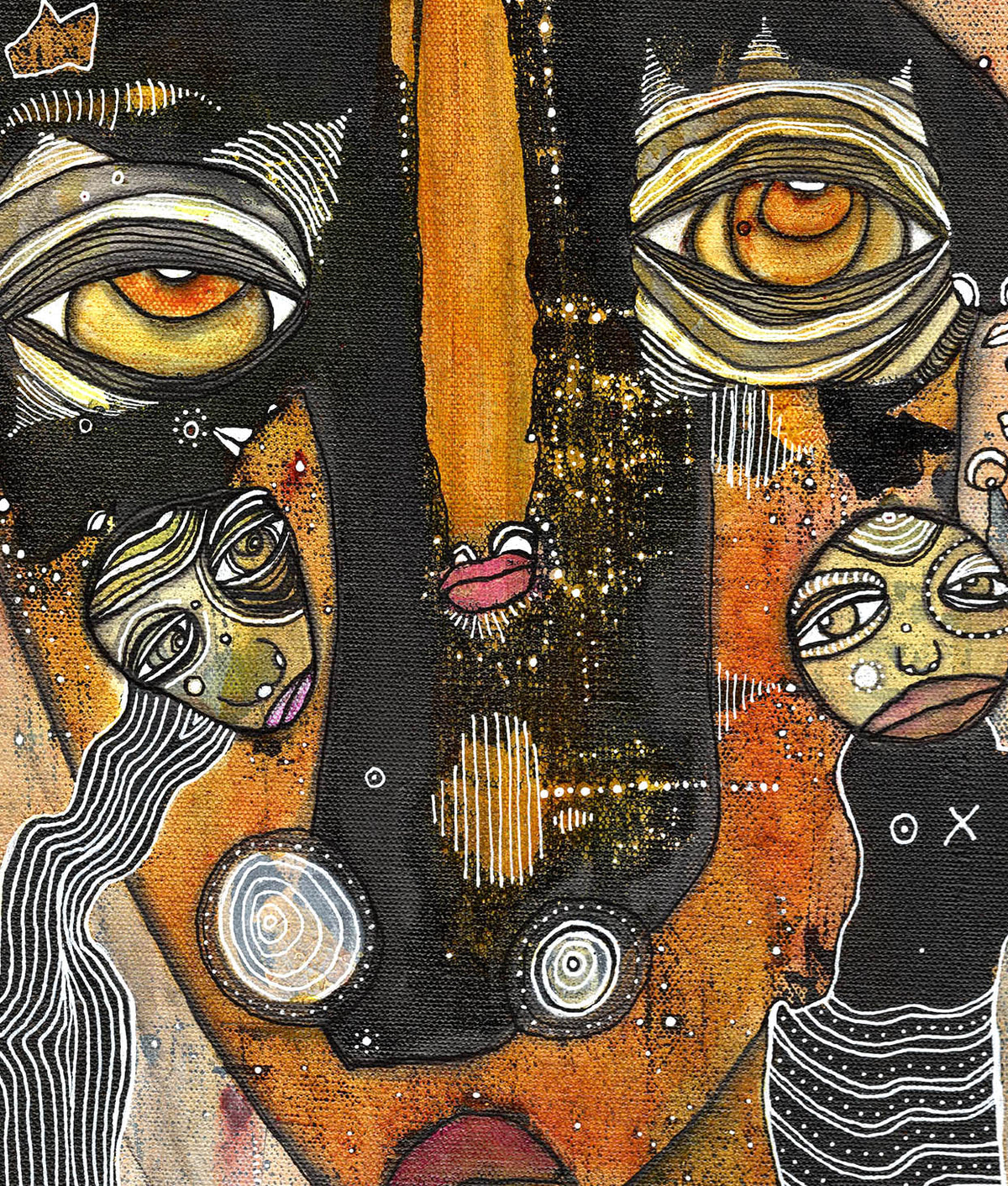 Fine Art on canvas &#39;The Waiting&#39;