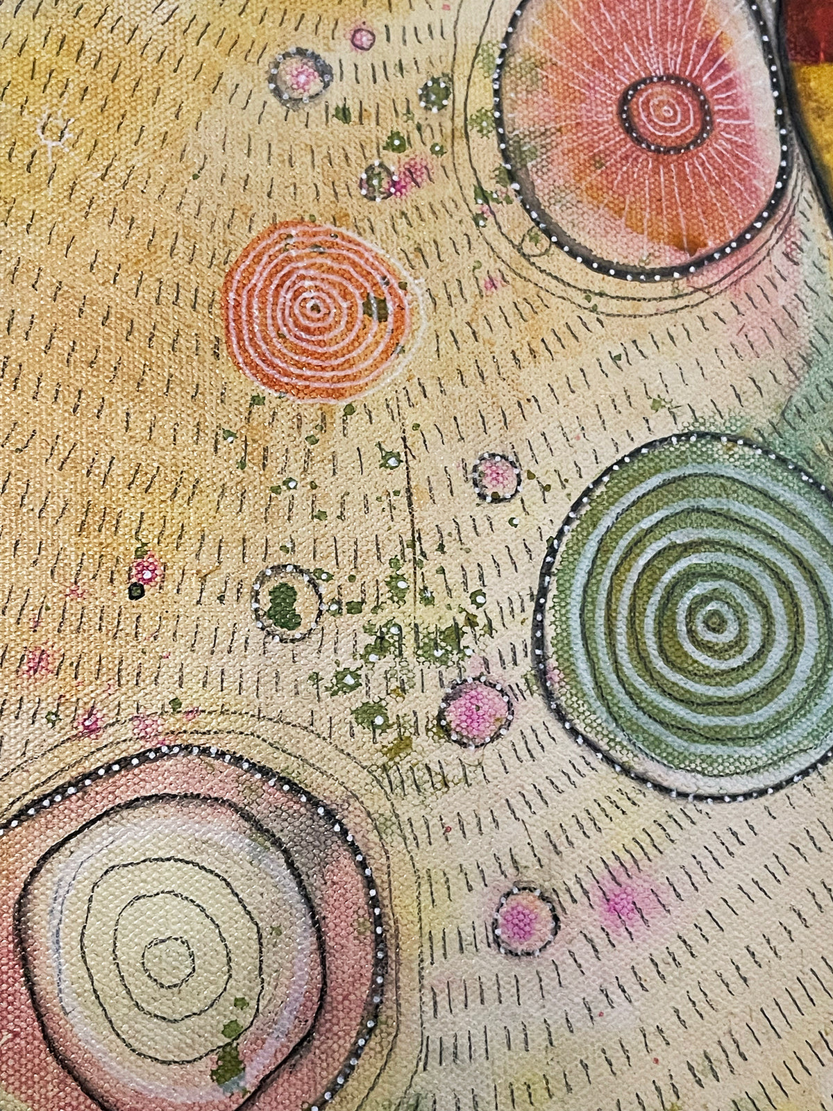 Original Fine Art  on canvas &#39;We Have Arrived&#39;