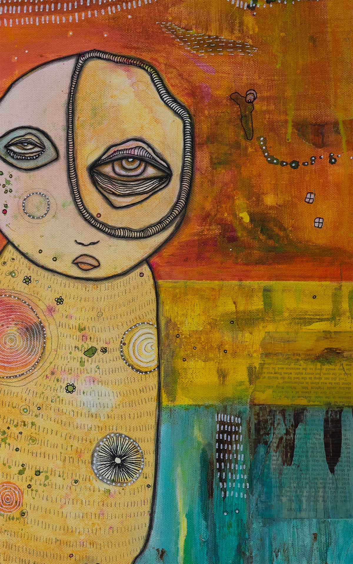 Original Fine Art  on canvas &#39;We Have Arrived&#39;