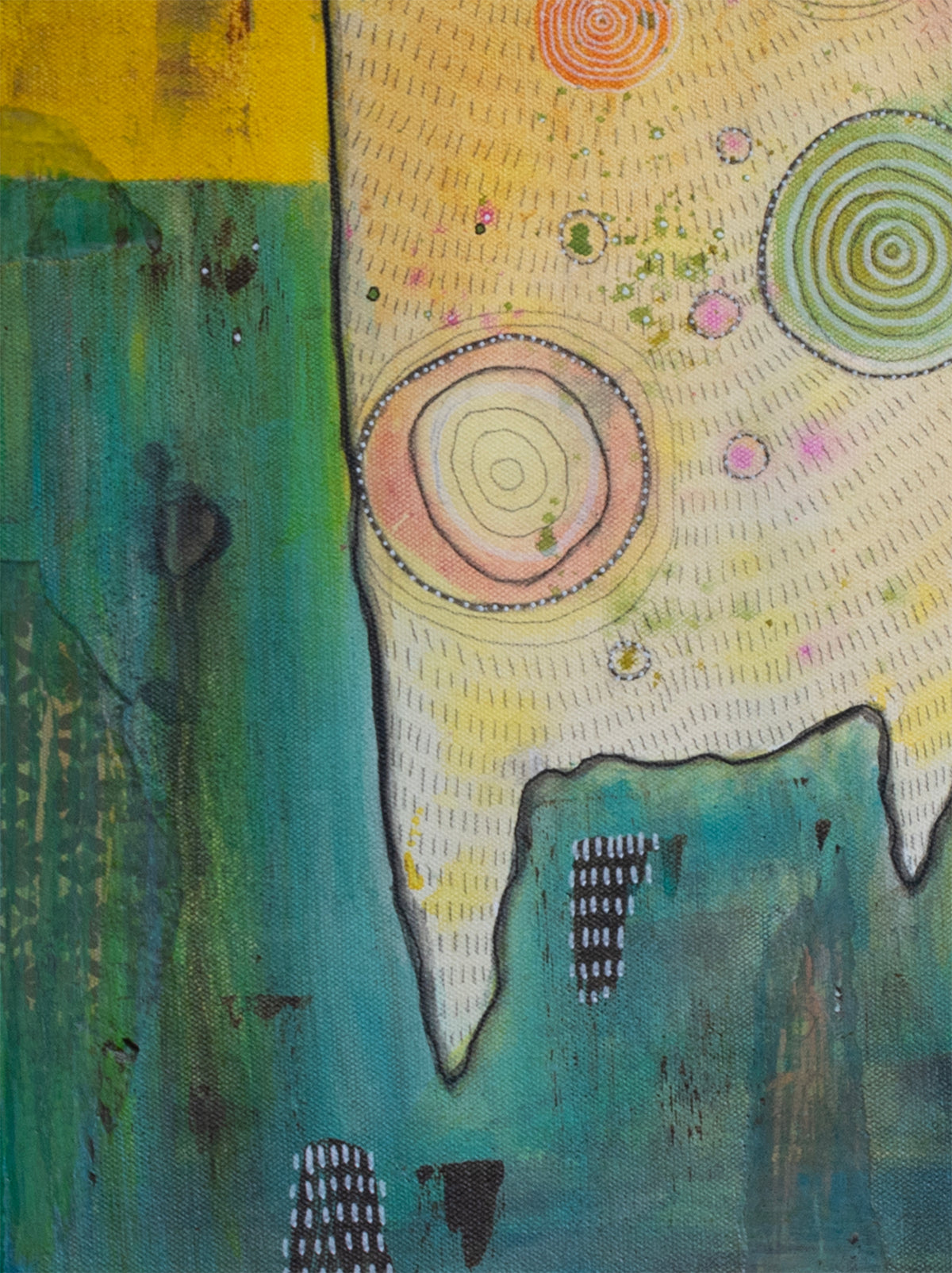 Original Fine Art  on canvas &#39;We Have Arrived&#39;