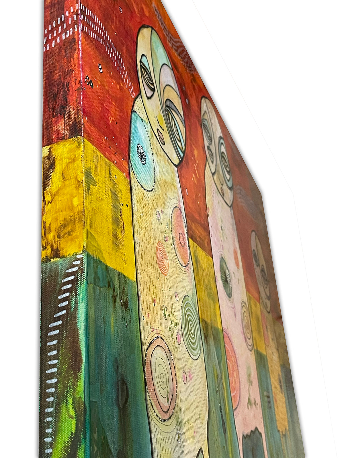 Original Fine Art  on canvas &#39;We Have Arrived&#39;