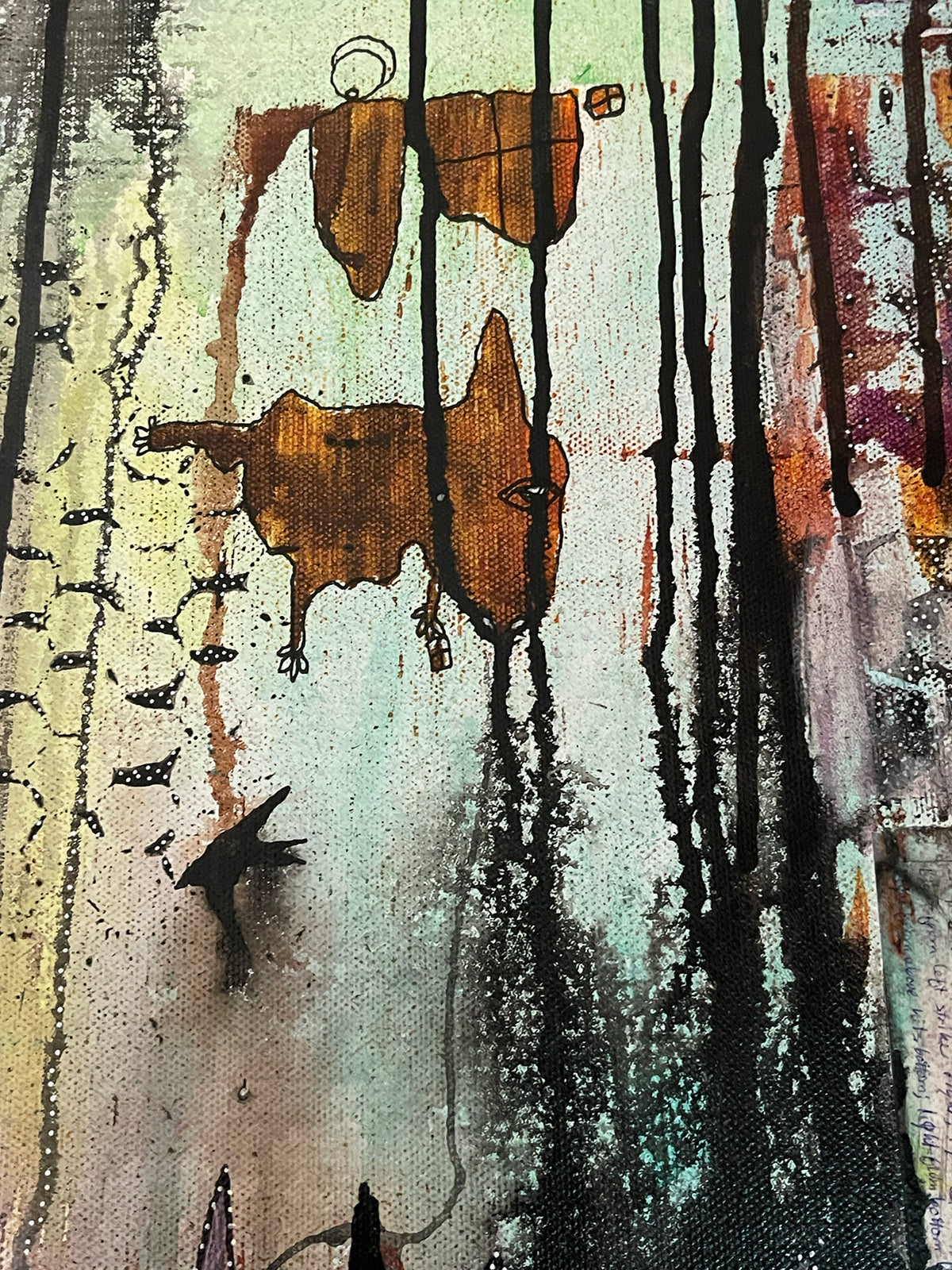 Original Fine Art on canvas &#39;You don&#39;t have to walk this path alone&#39;