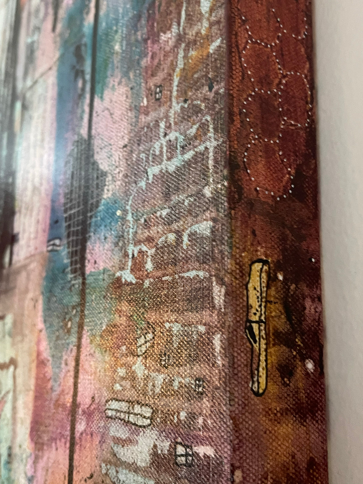 Original Fine Art on canvas &#39;You don&#39;t have to walk this path alone&#39;