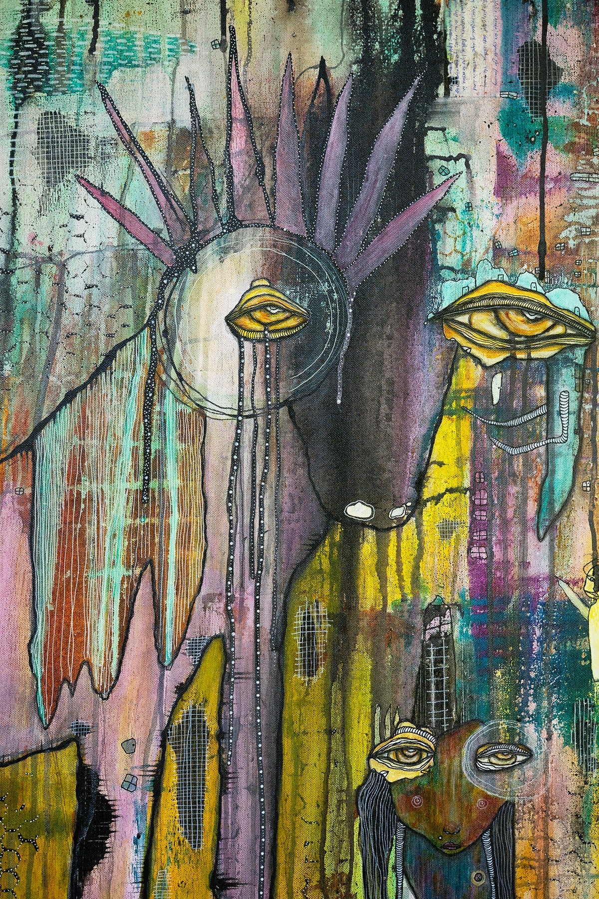 Original Fine Art on canvas &#39;You don&#39;t have to walk this path alone&#39;