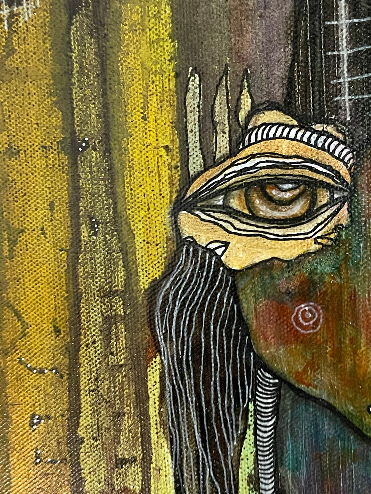 Original Fine Art on canvas &#39;You don&#39;t have to walk this path alone&#39;