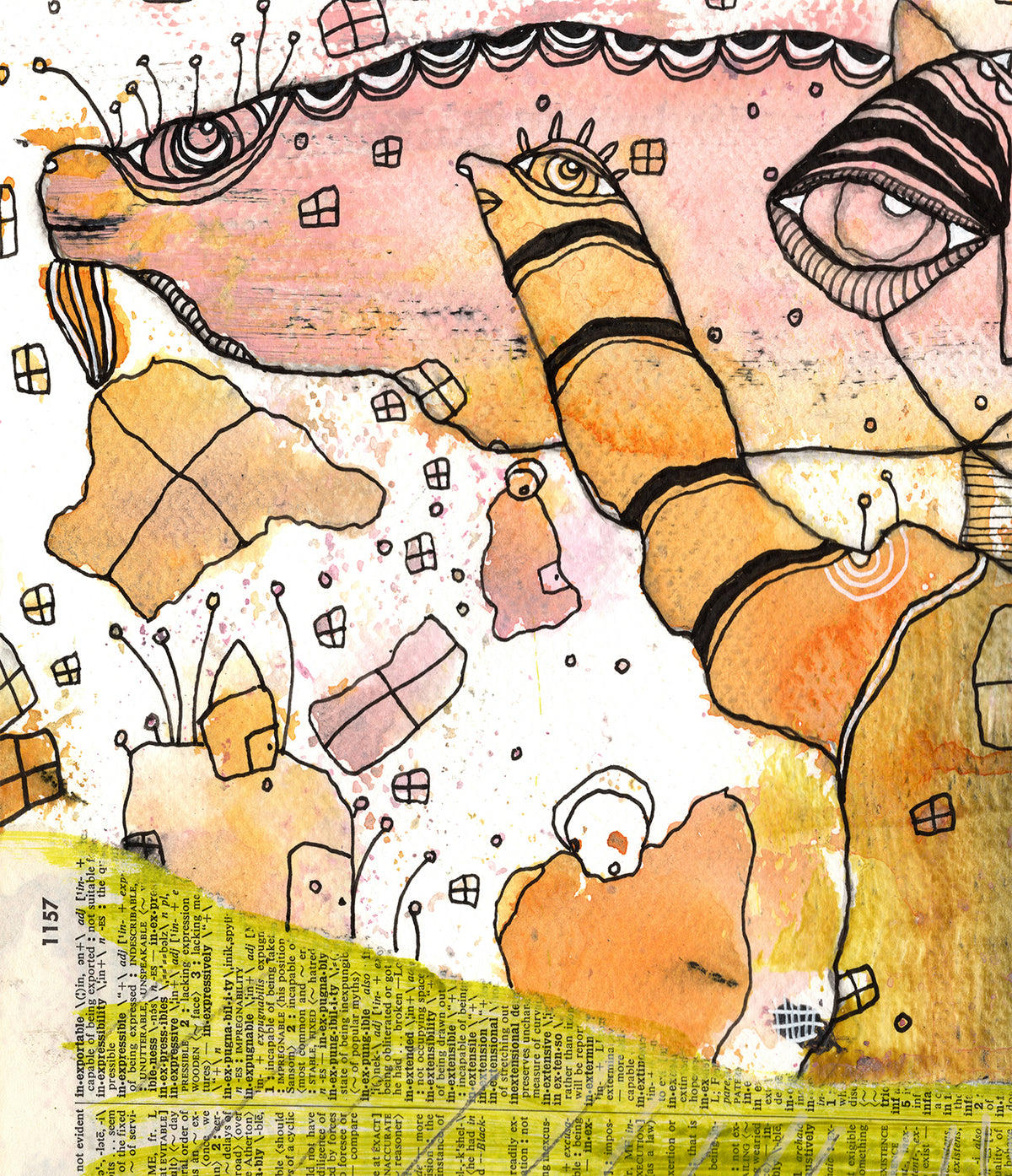 &quot;Inevitability&quot; Original art on watercolor paper