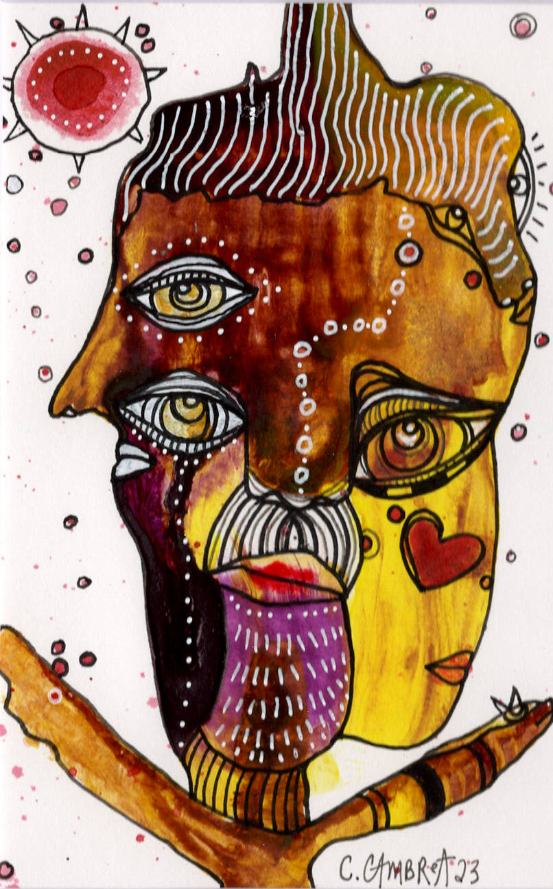 &quot;With Love&quot; Original art on watercolor paper