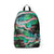 Abstract Organic Art Backpack "Organic in Blue"
