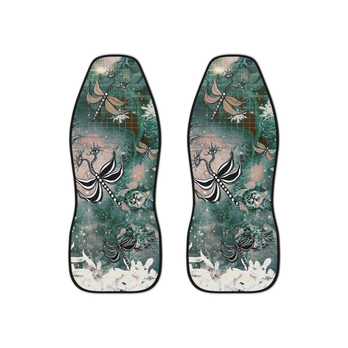 Butterfly / Dragonfly Car Seat Covers &quot;Butterfly Garden&quot;