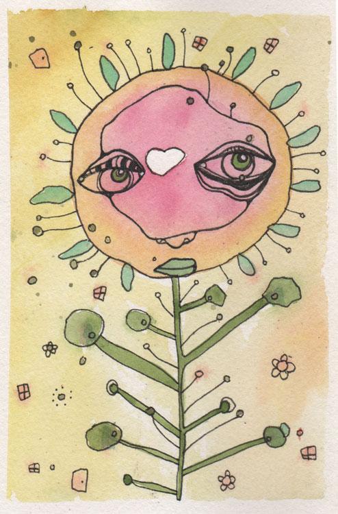 Original Fine Art &#39;Floral Sister&#39;