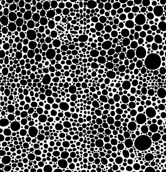 SHOWERCURTAIN-BLK&amp;WTEINVERTED-BUBBLES-CLOSE