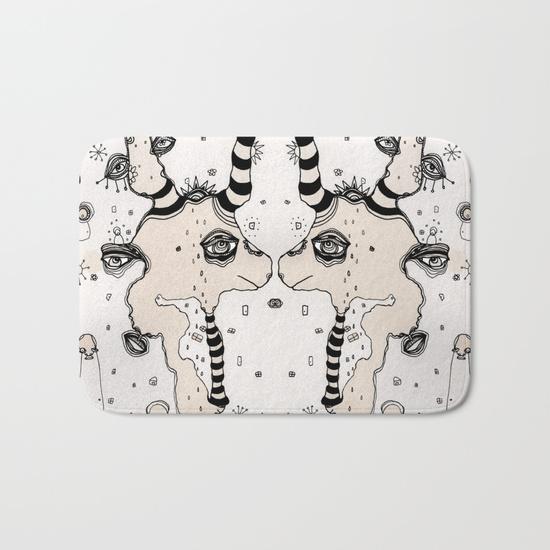 Bath Mat 'Stained 02'
