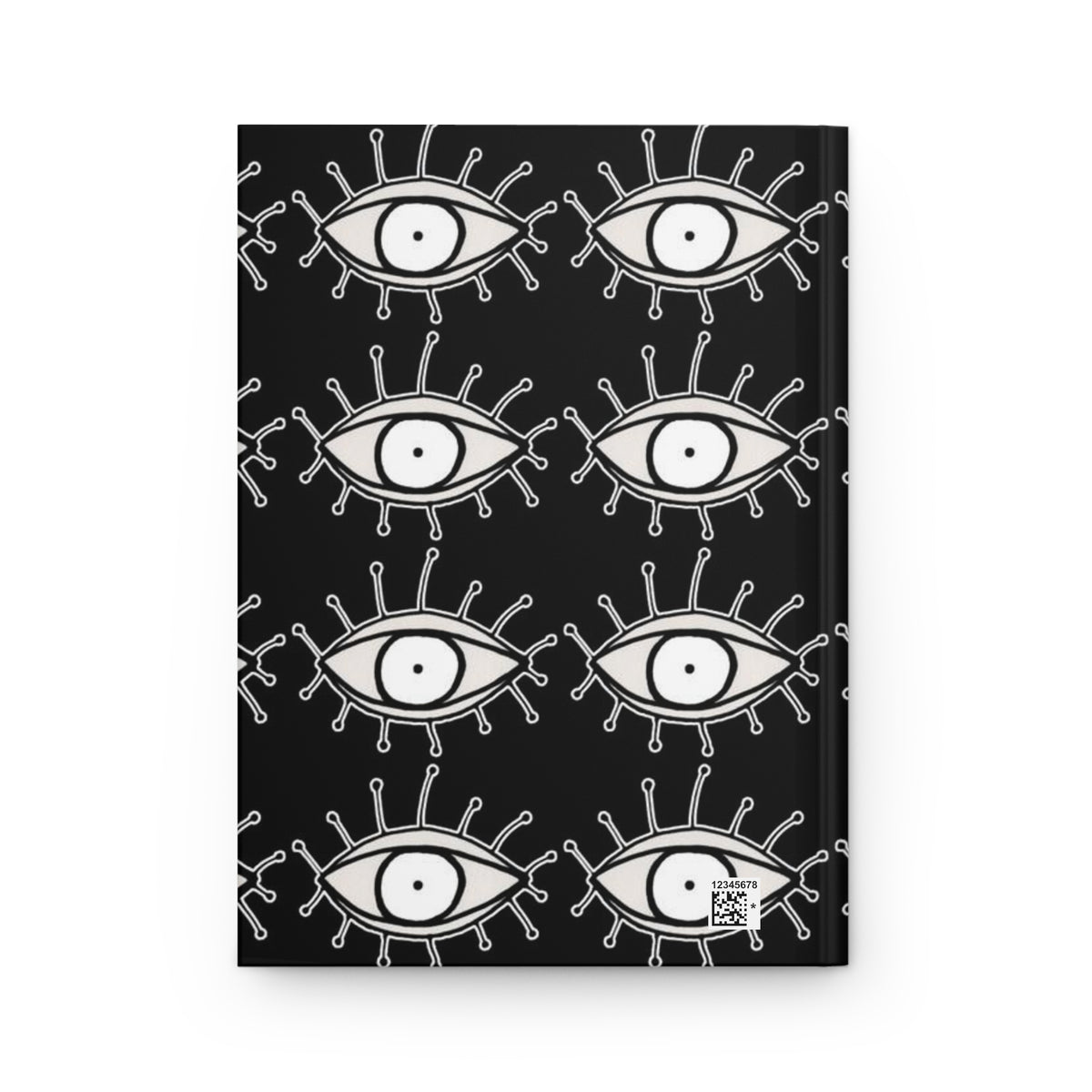 Eyes on Hardcover Black and White Journal &quot;Lashes&quot;