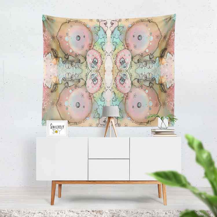 Wall Art Tapestry 'Turn Around 3'