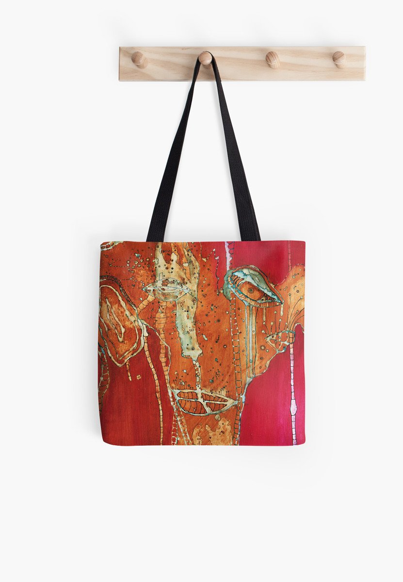 broken dreams tote bag.