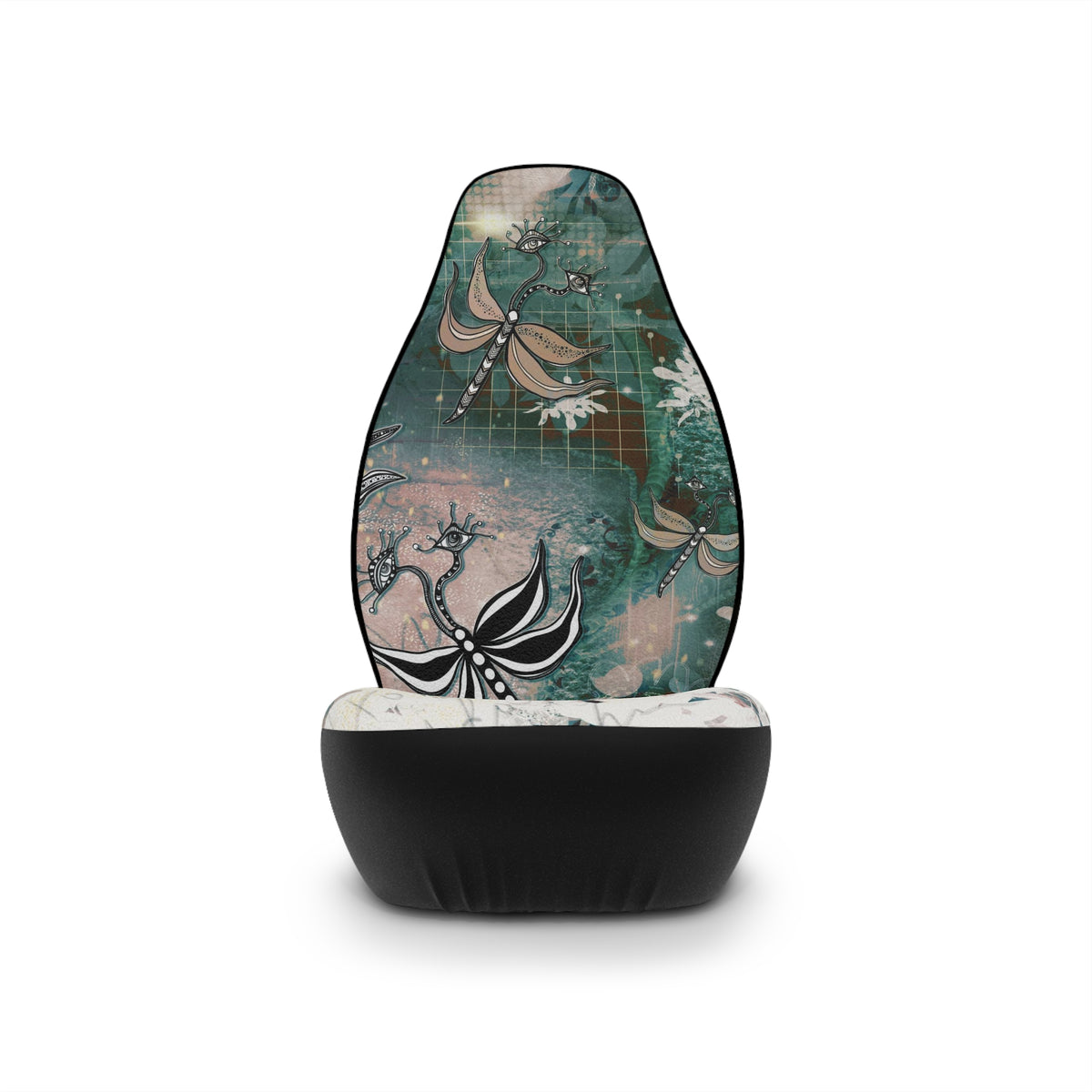 Butterfly / Dragonfly Car Seat Covers &quot;Butterfly Garden&quot;