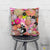Colorful Floral Throw Pillow