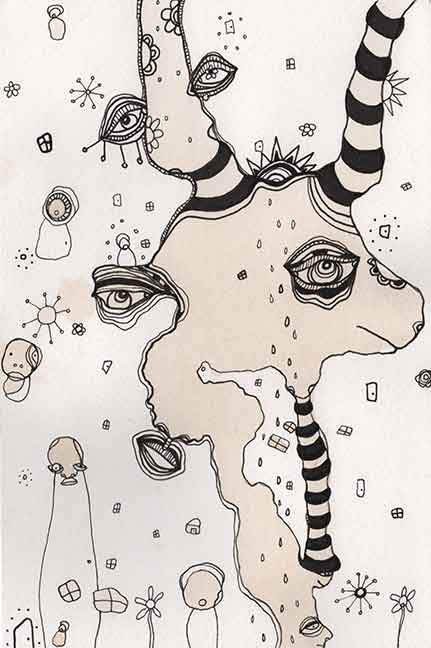 Original Fine Art &#39;Stained 02&#39;