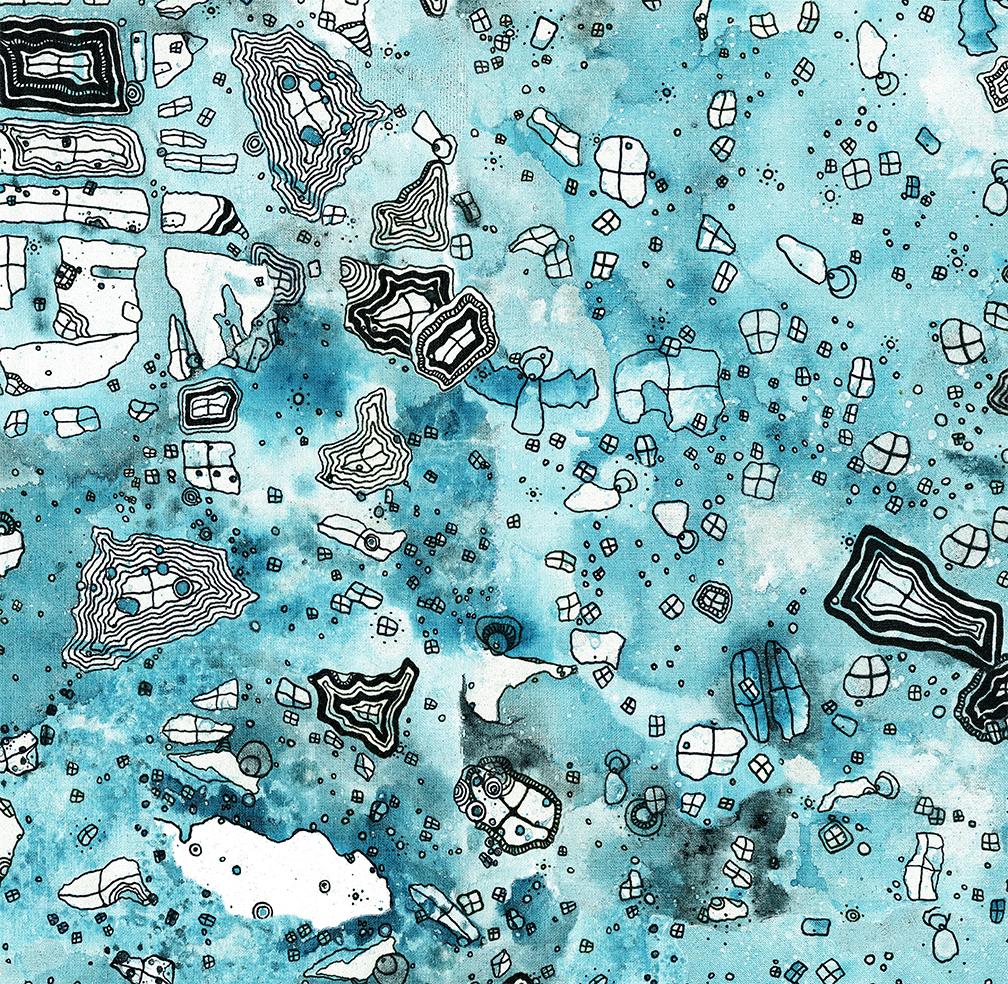 Blue Sky Shower Curtain